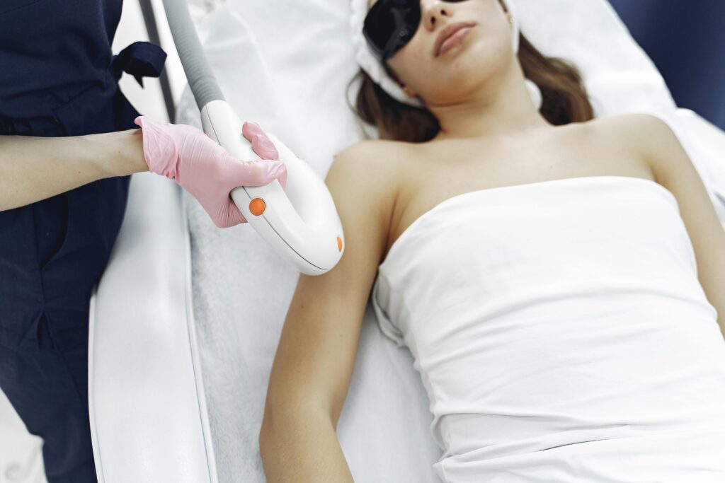 Orange County laser hair removal patient following proper aftercare to avoid common mistakes