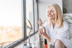 anti-aging skincare treatment at Alladerm in Orange County designed for women in their 40s